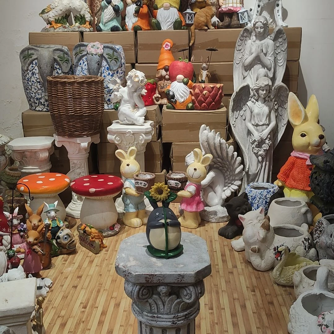 合成树脂树脂小龙猫摆件