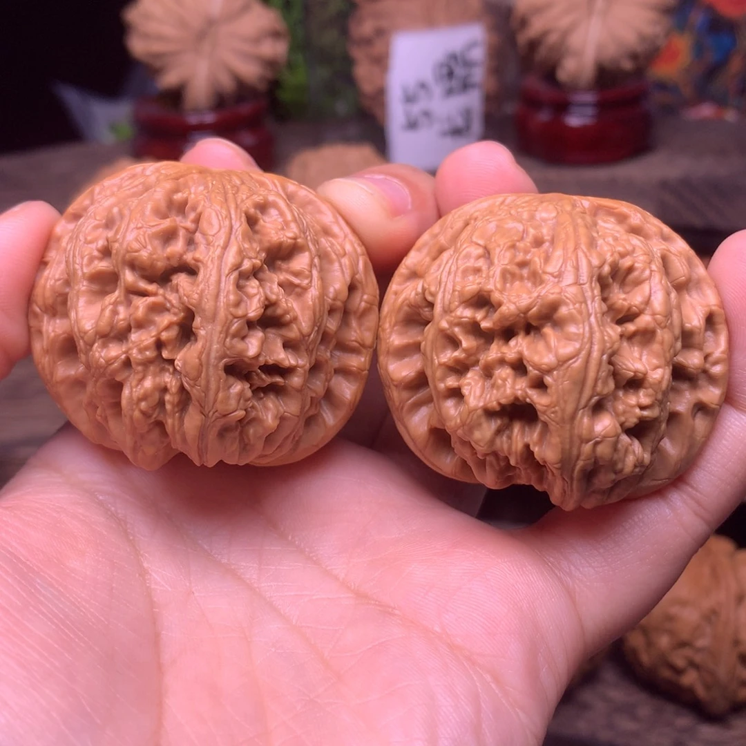 文玩核桃把件44粗筋