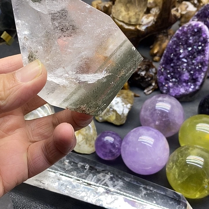 水晶珠宝半成品未镶嵌