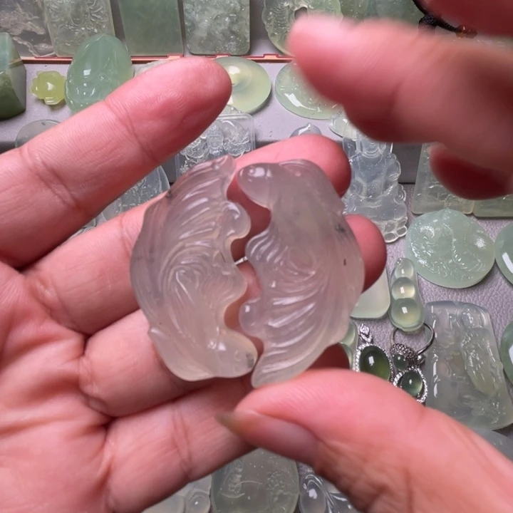 岫玉未镶嵌吊坠(不含链)