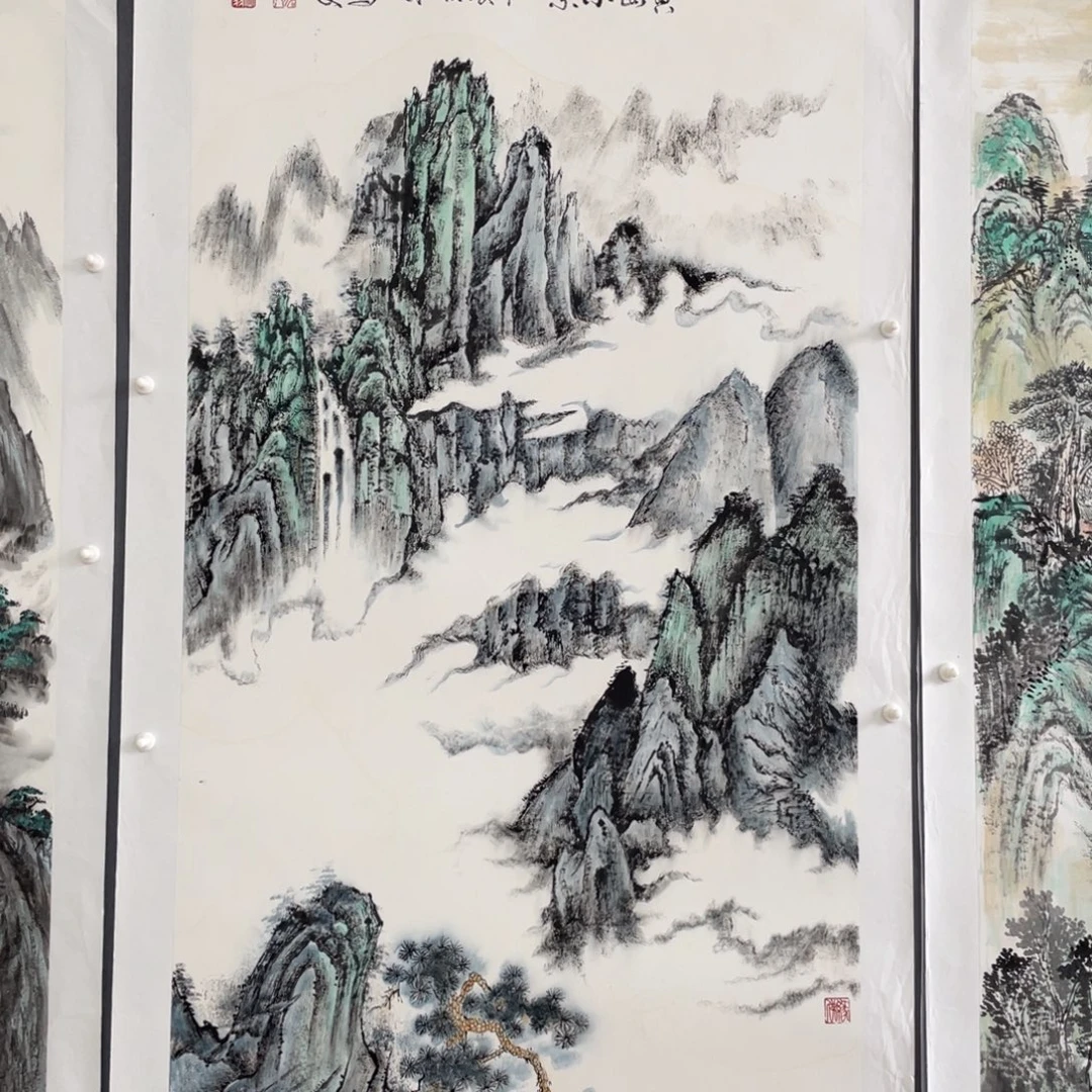 国画胡小春老师绘画