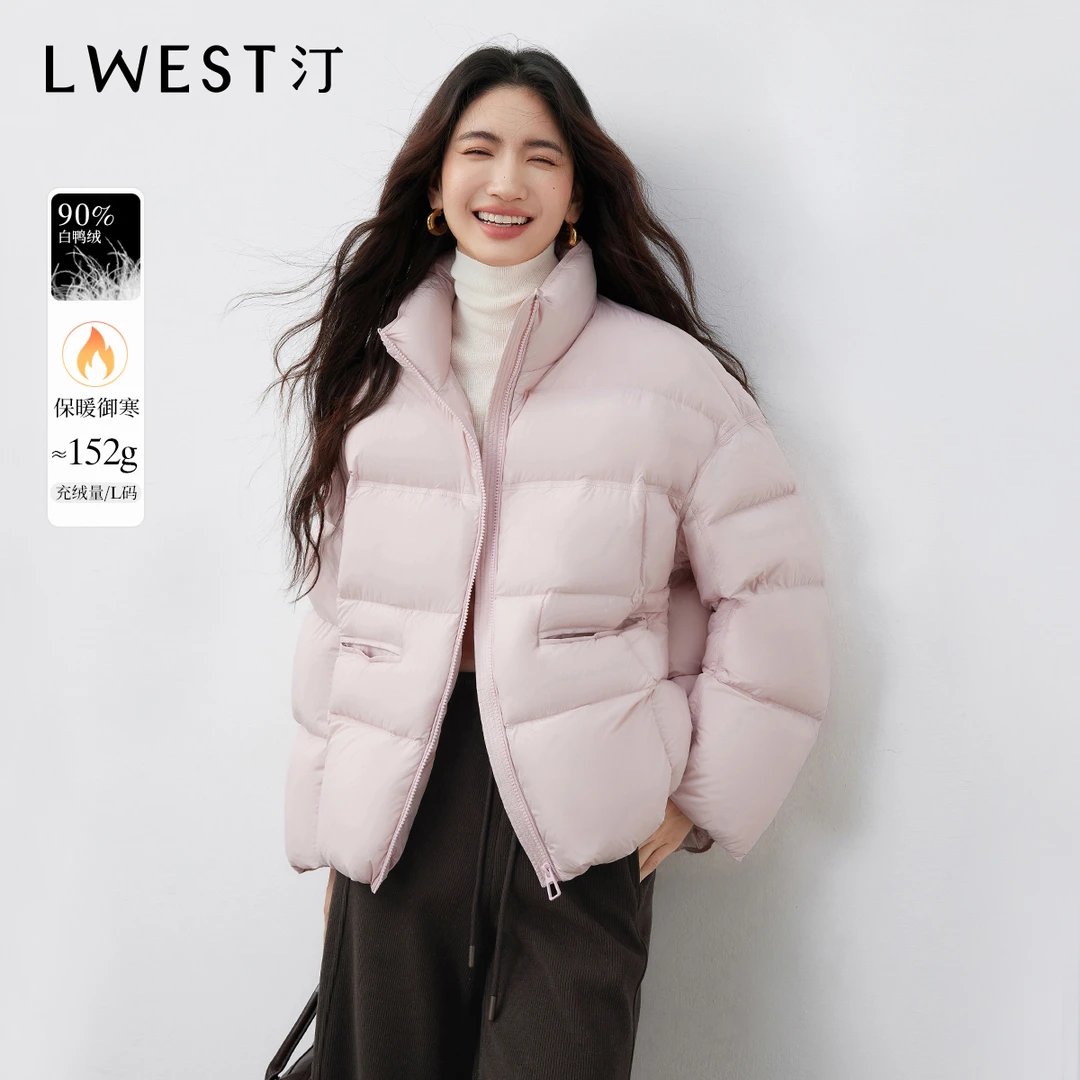 3218【女乔专享】朗文斯汀时尚立领保暖泡芙羽绒服DTYA5509B03218