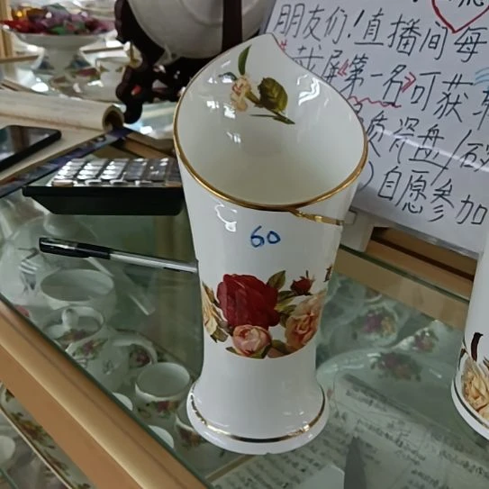 新疆西藏包邮金秋玫瑰手工刮金火炬筷子筒