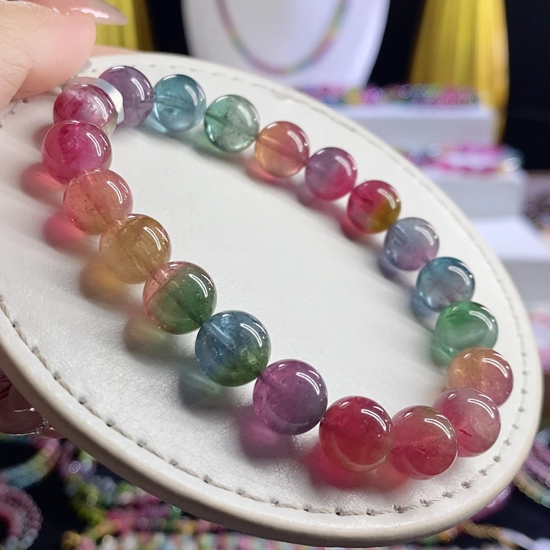 未镶嵌手链碧玺西瓜