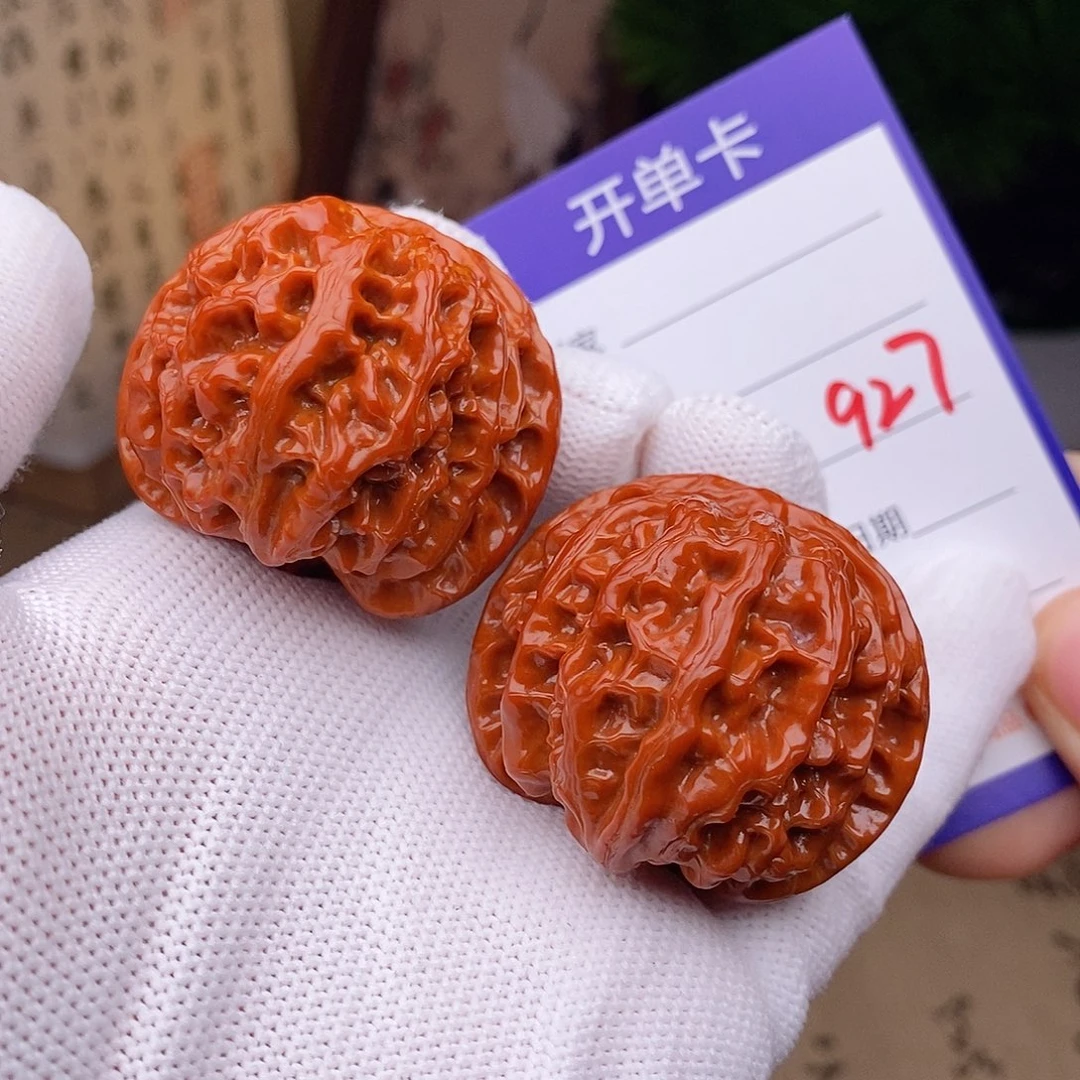 文玩核桃把件40苹果园927