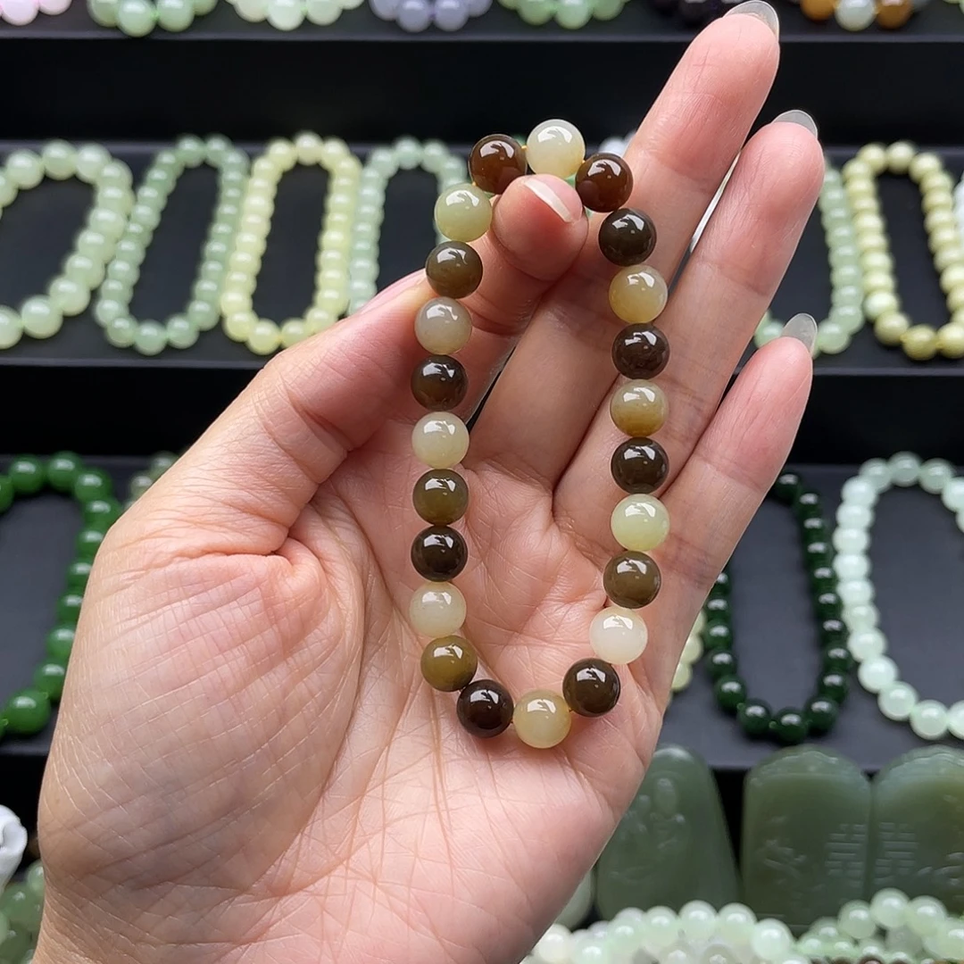 和田玉未镶嵌手串