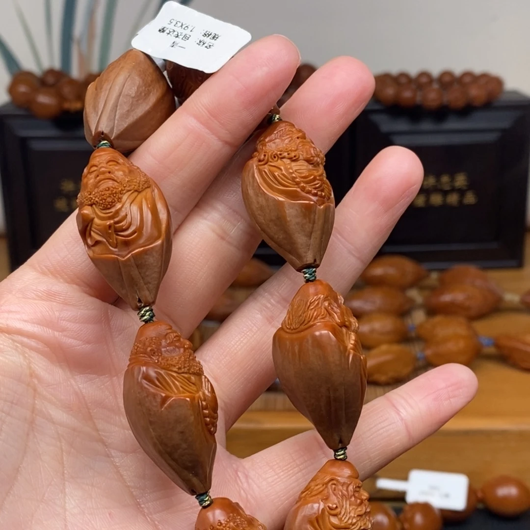 手串橄榄核一青老师达摩