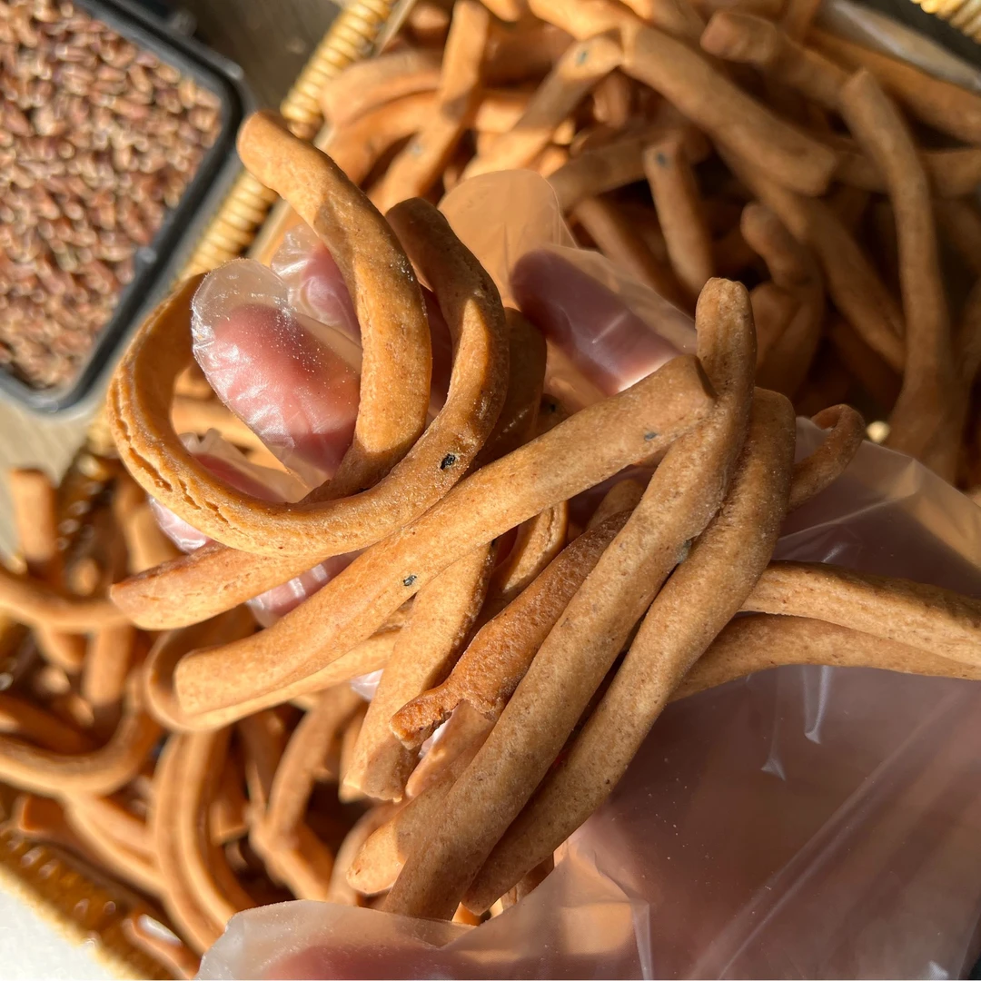 【黑麦枇把梗】750g香味浓郁酥脆芝麻传统工艺制作健康脆脆少糖