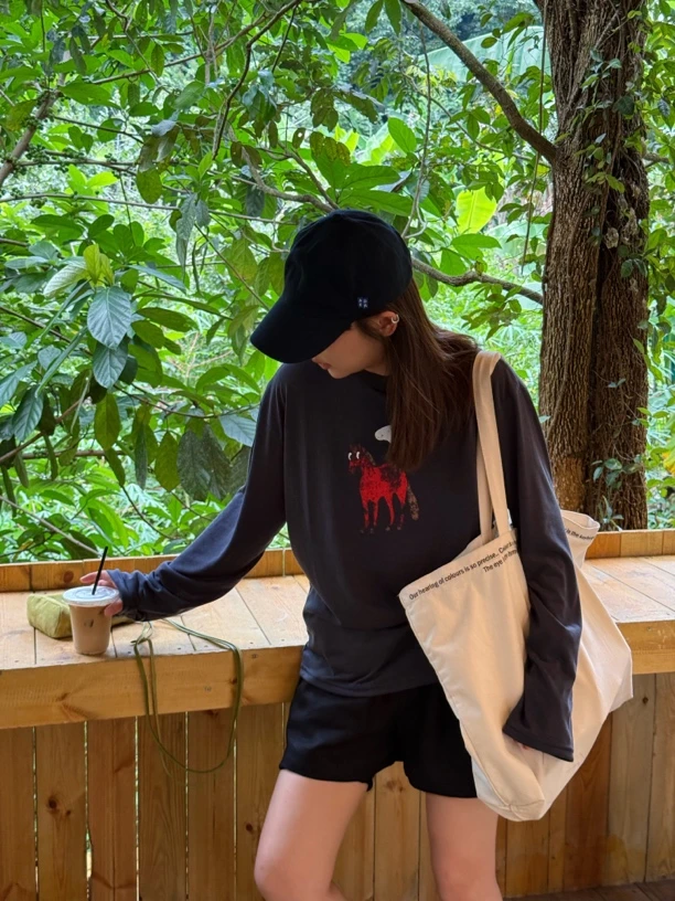 SEVENFUOO -77861【复古小马】长袖