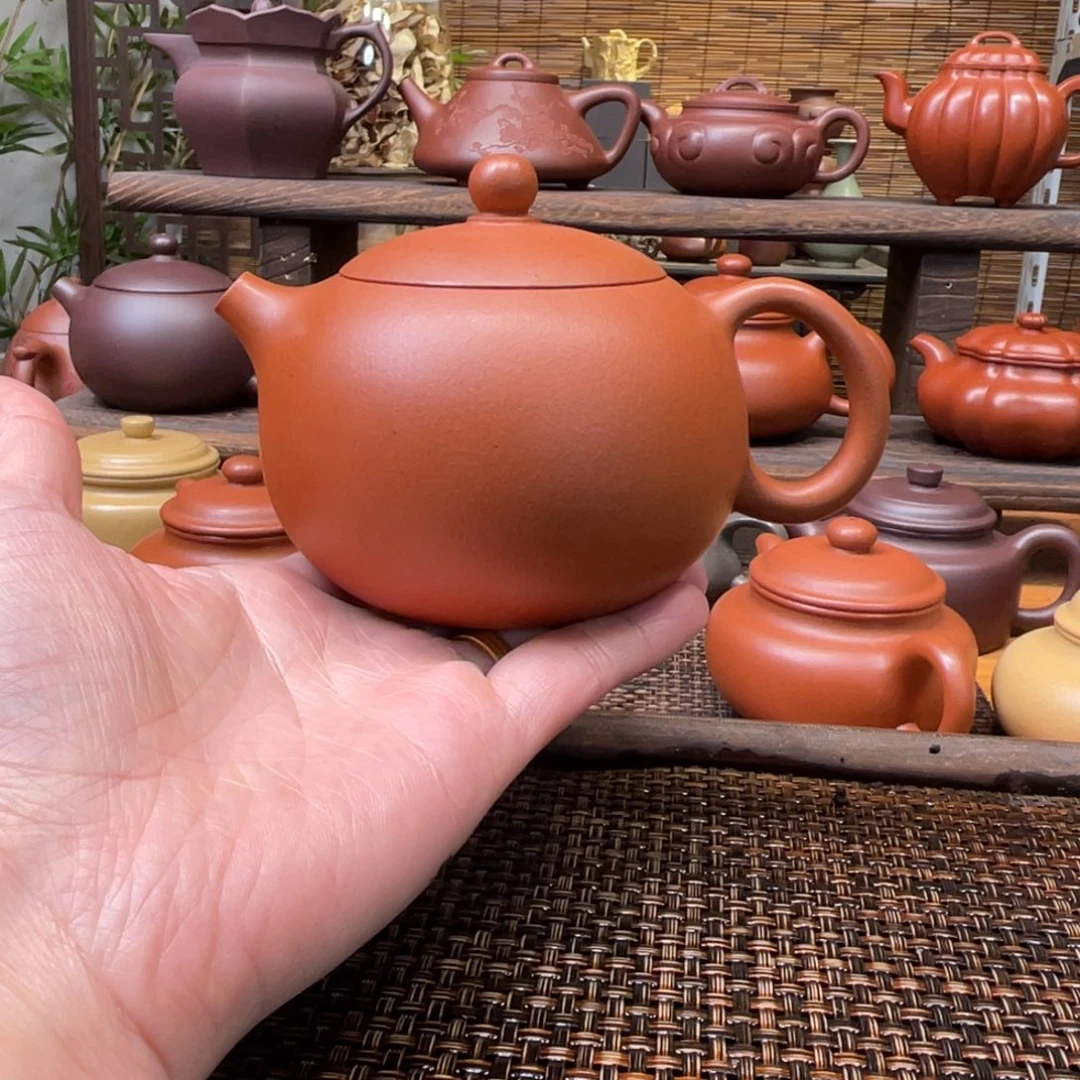 紫砂茶壶宜兴原矿紫矿紫砂手工制全255