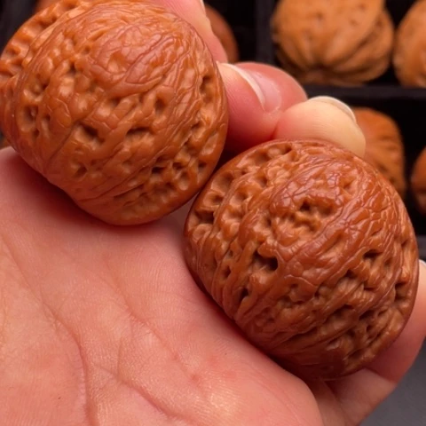 文玩核桃把件秦岭山脉核桃