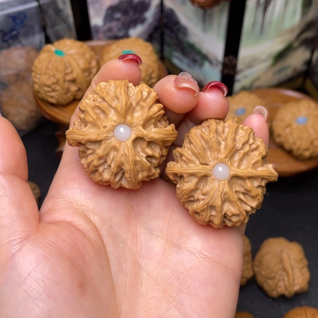 文玩核桃把件41苹果园