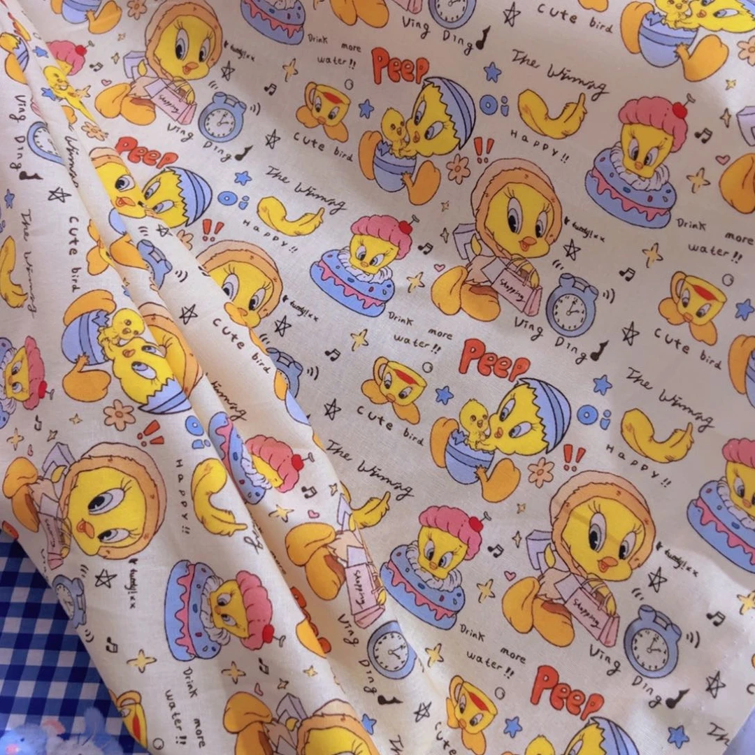 一米价纯棉平布1.1米宽果子布艺地卷