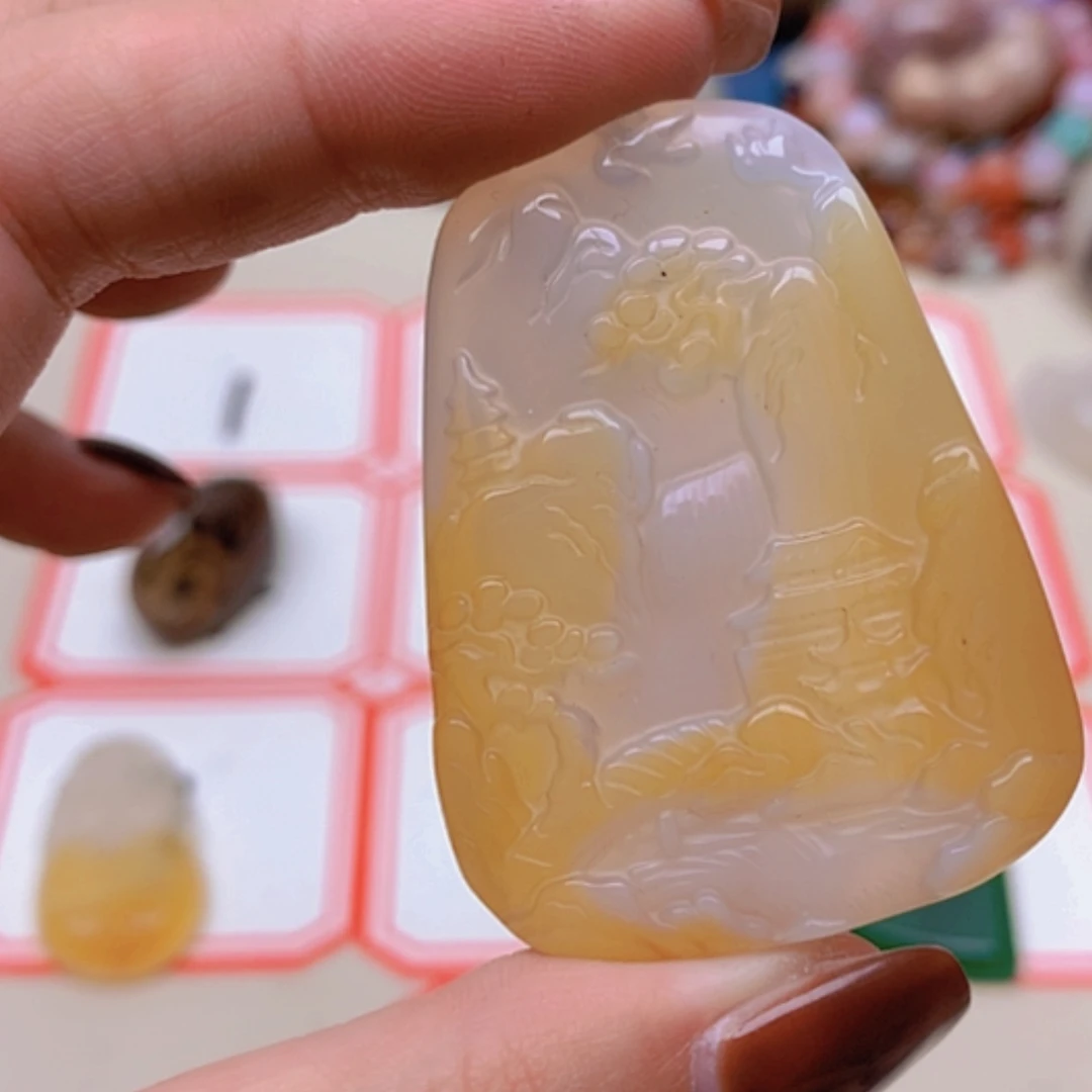 【闪购商品】未镶嵌玛瑙/玉髓珠宝半成品好*情