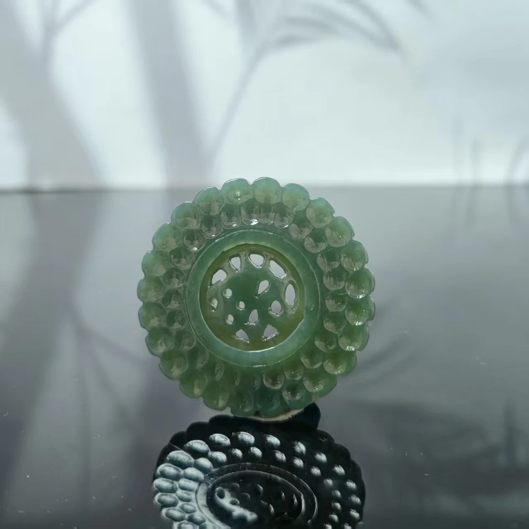 X和田玉时来运转吊坠2556