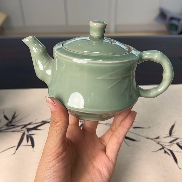 龙泉云间青瓷小米茶器