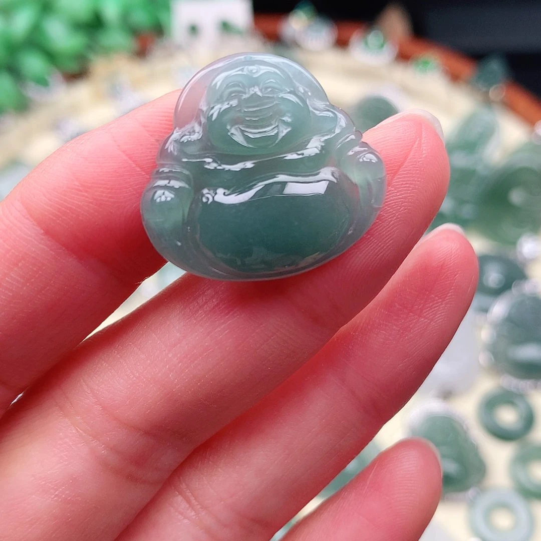 翡翠挂件未镶嵌吊坠