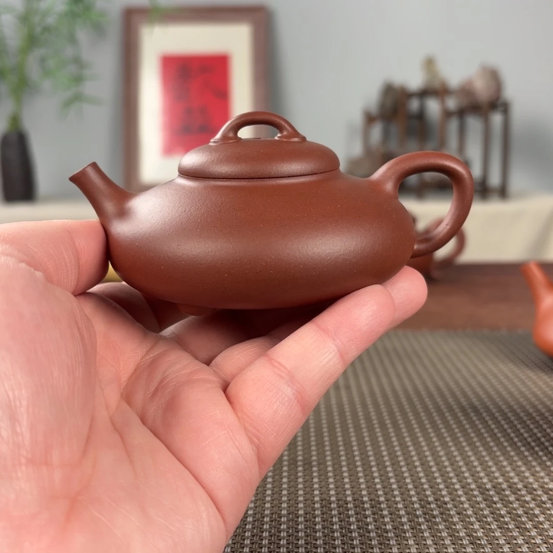 紫砂茶壶黄龙山原矿紫砂壶160