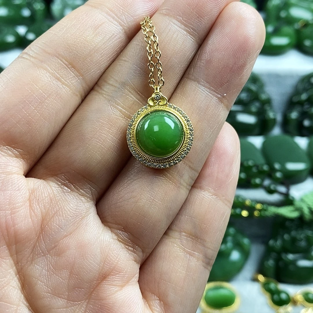 和田玉（碧玉）未镶嵌颈饰