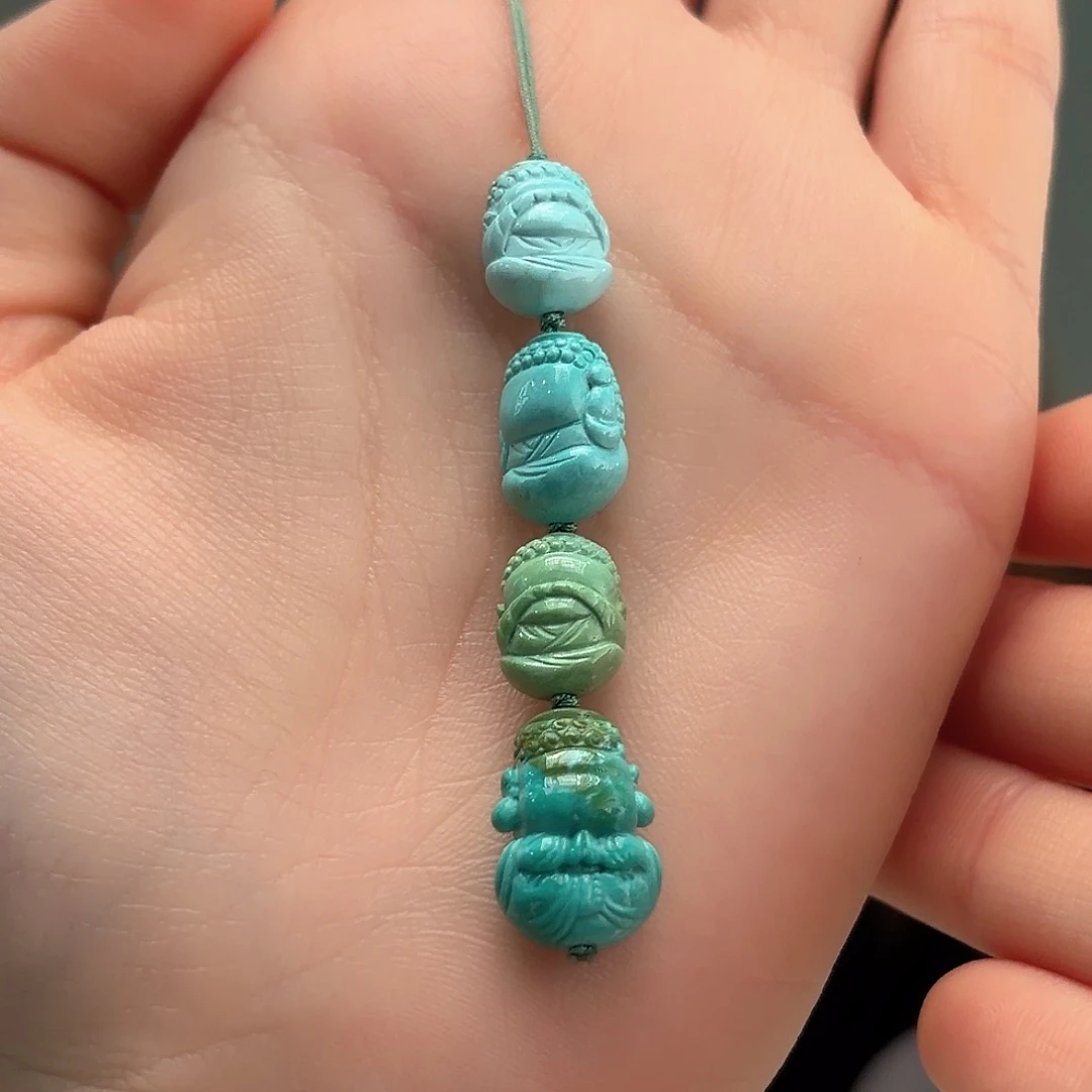 绿松石未镶嵌颈饰