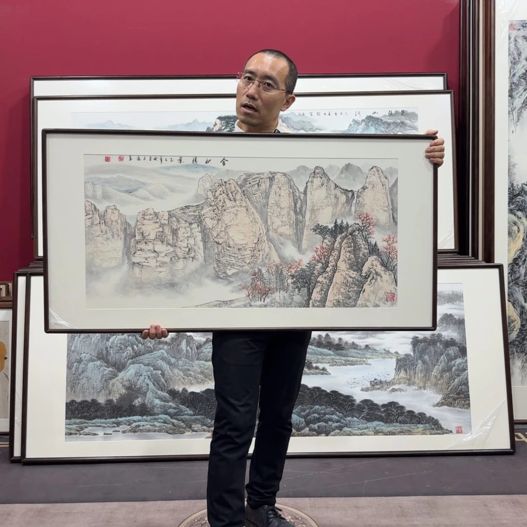 大***言国画手绘作品120/60