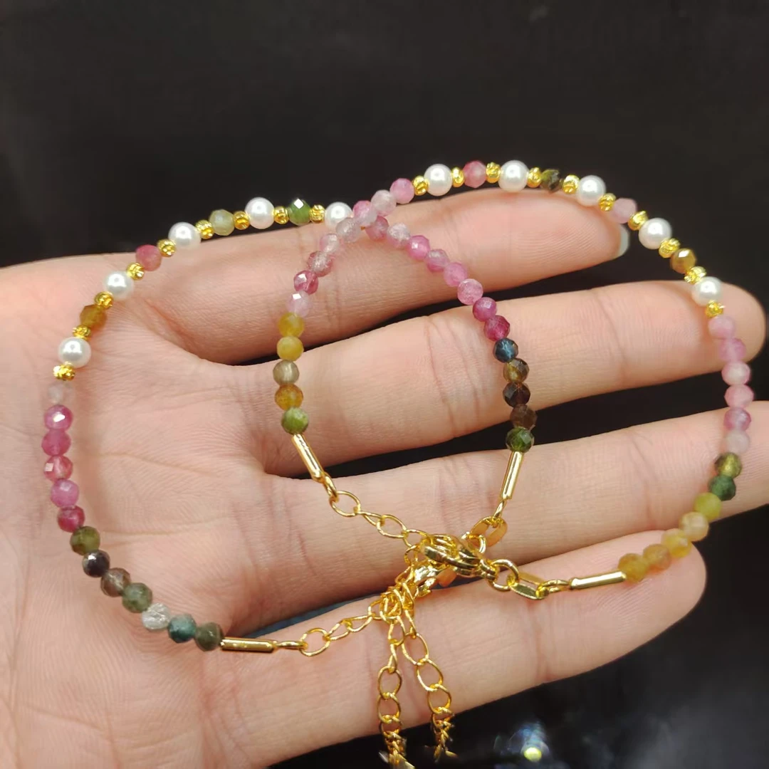 【李想精选】碧玺DIY单圈手串【多样性发其一】约4mm