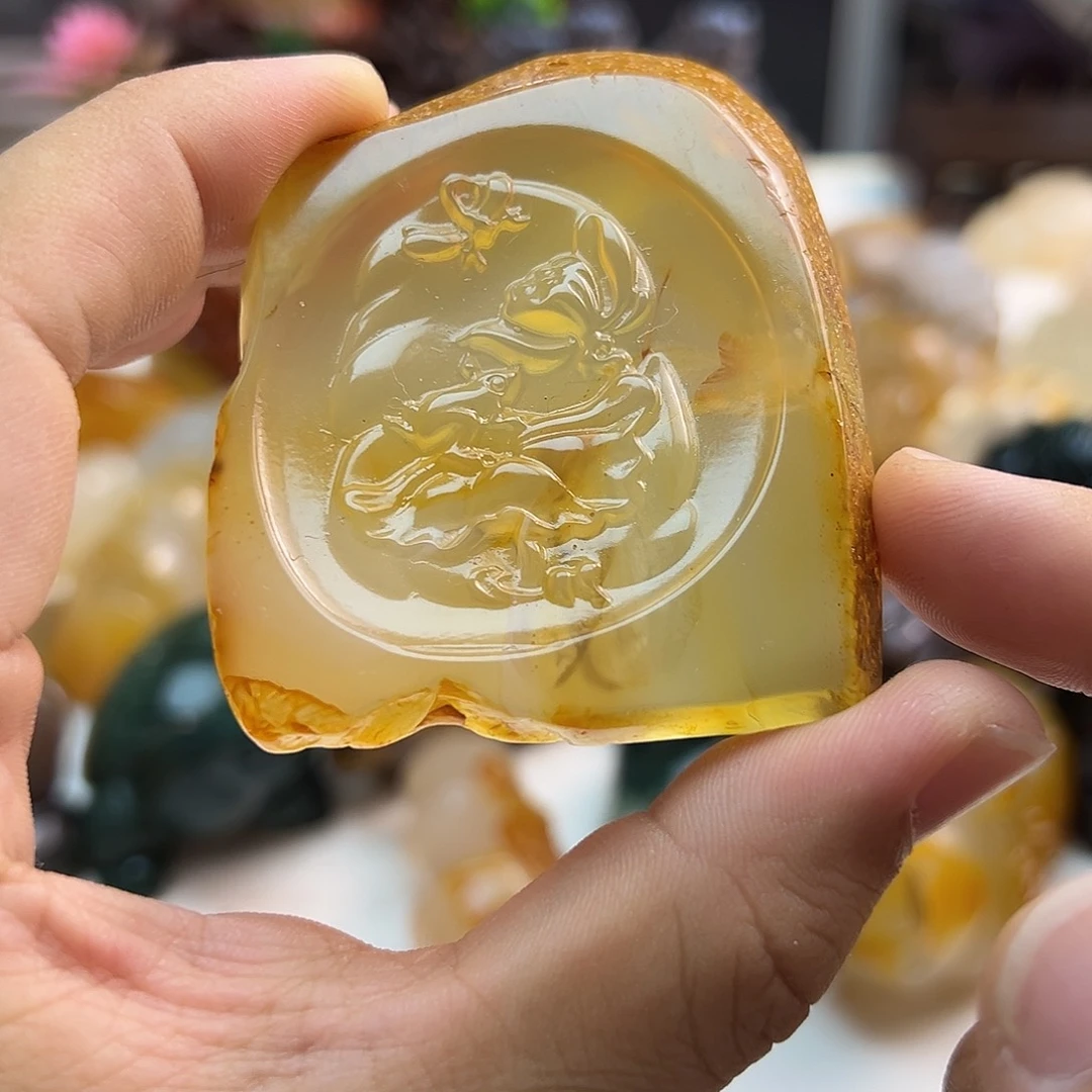 玛瑙/玉髓合金颈饰