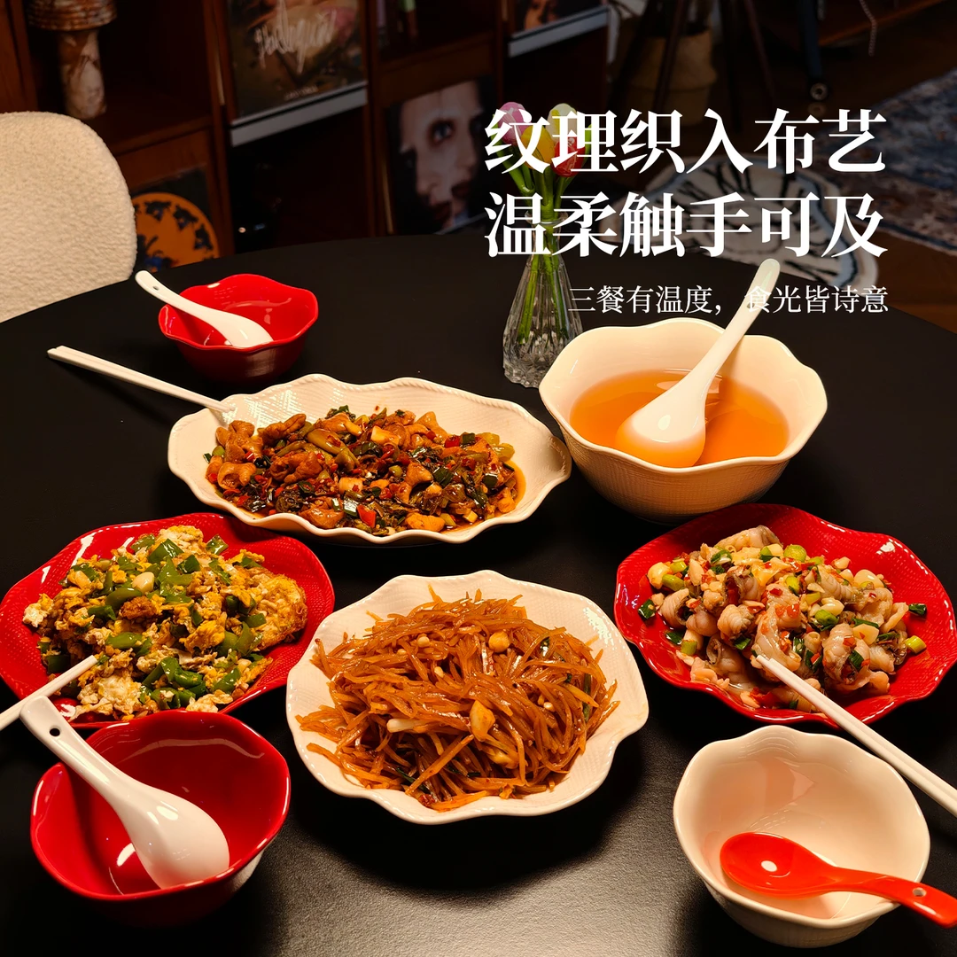 新婚订婚礼物送新人釉下彩陶瓷餐具套装乔迁新居碗碟套装家用礼盒