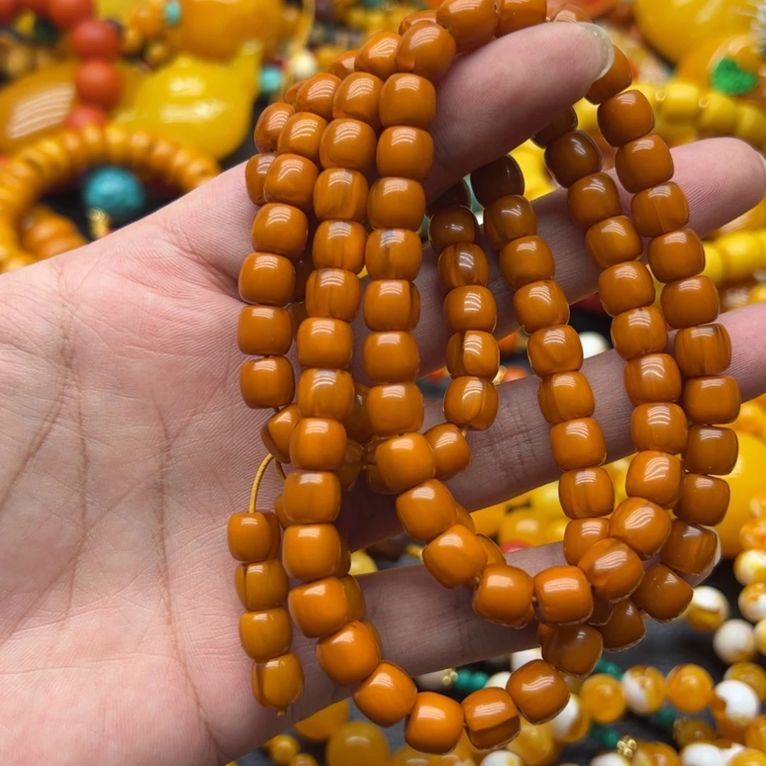 8mm直切橘皮108颗手串