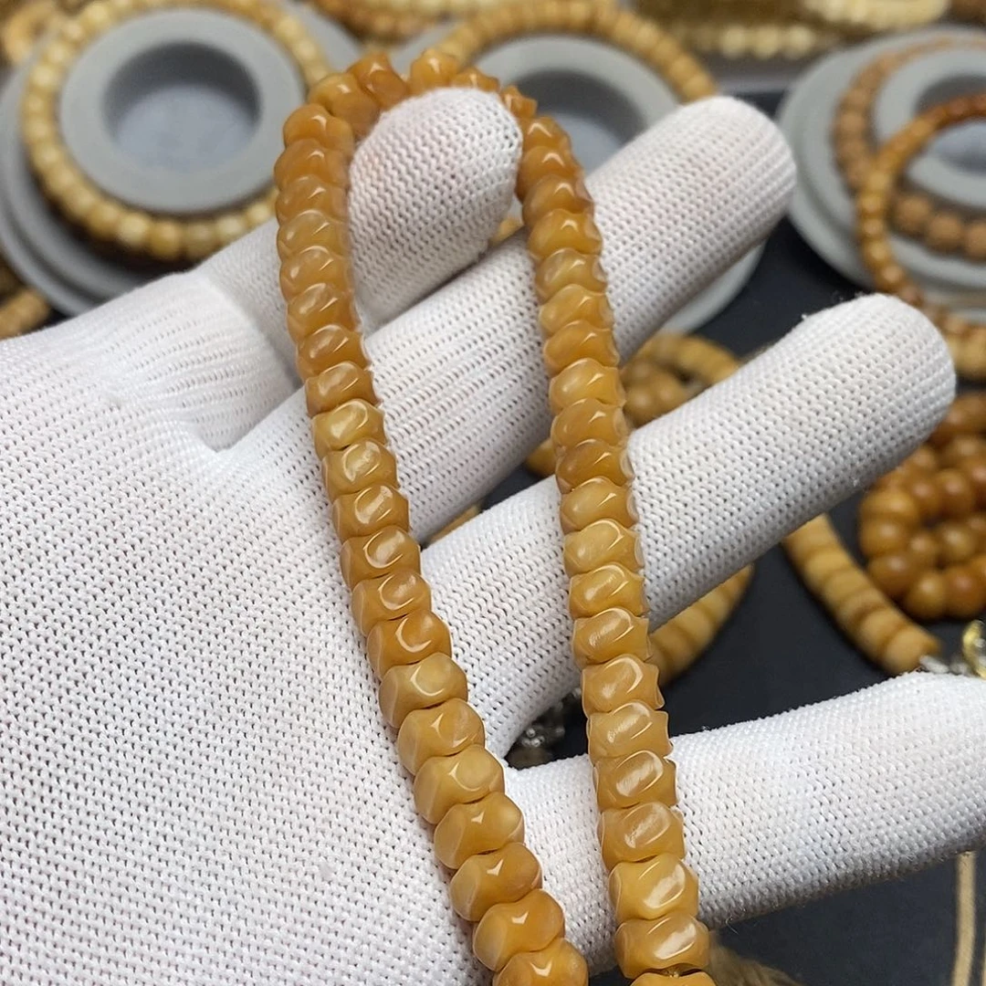 菩提根/象牙果把件龙脊菩提玉化料