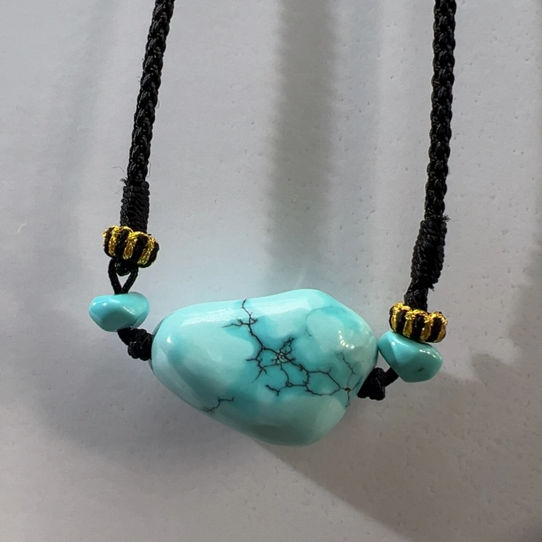 绿松石未镶嵌挂件