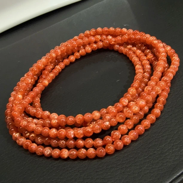 【伟伟鉴定】金太阳 日光石 圆珠长串 约 4.7+多样性发货发一件