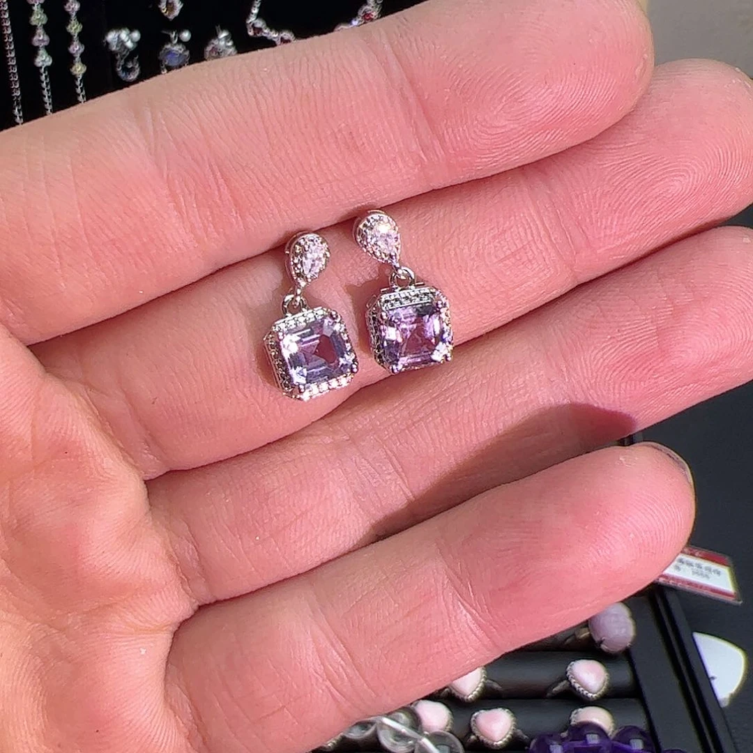 紫晶珠宝半成品未镶嵌