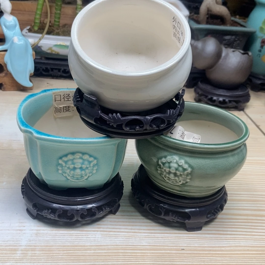 瓷片陶瓷花盆陶瓷艺术