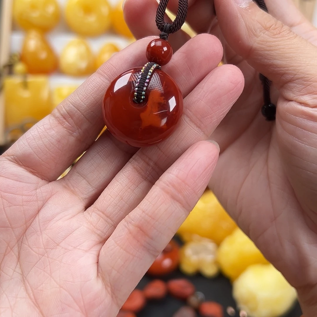 南红玛瑙颈饰未镶嵌夏*燕南红