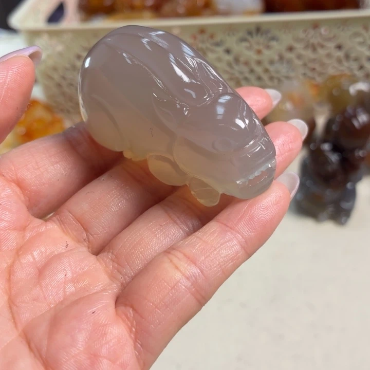 玛瑙/玉髓未镶嵌吊坠(不含链)