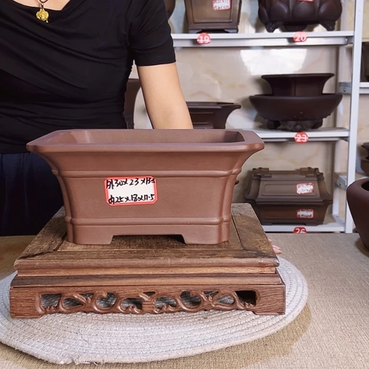 紫砂花盆紫砂花盆