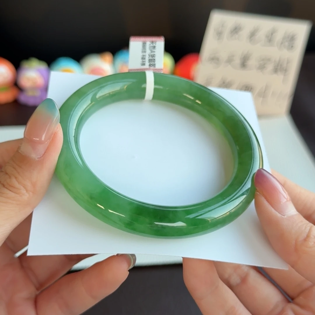 翡翠未镶嵌手镯50号 59.3