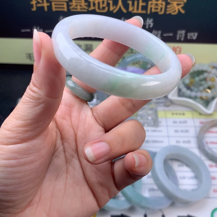 定制翡翠未镶嵌手镯定制不退换5354