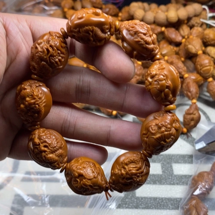 橄榄核手串/手链橄榄核雕工艺手串