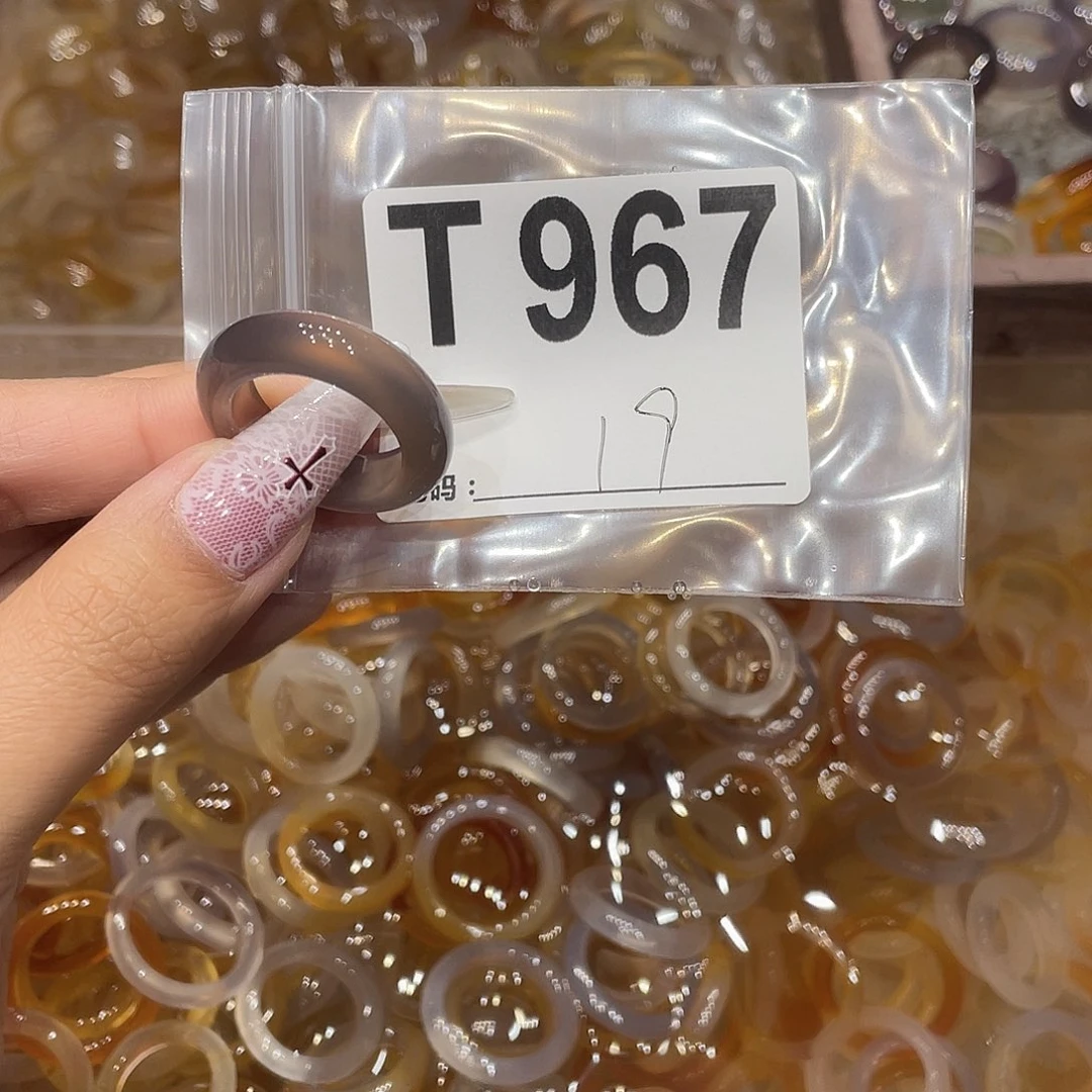 玛瑙/玉髓未镶嵌戒指967