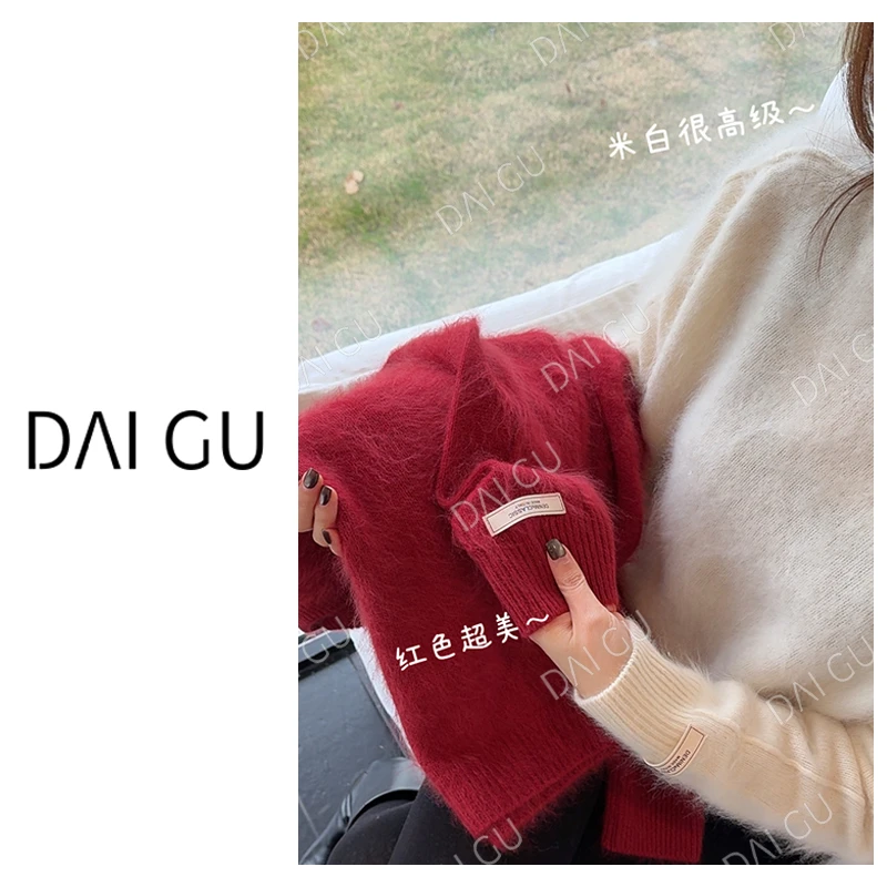 【云暖】婷姐强推款！韩国订单加厚羊绒保暖韩系毛衣女B3768