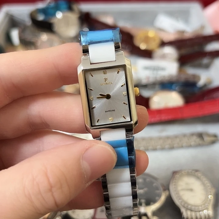 静***流钢牛皮（革）钢石英机芯