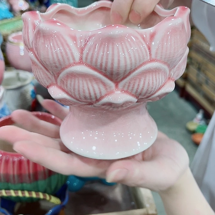 有孔，凑10元包邮陶瓷花盆发货！