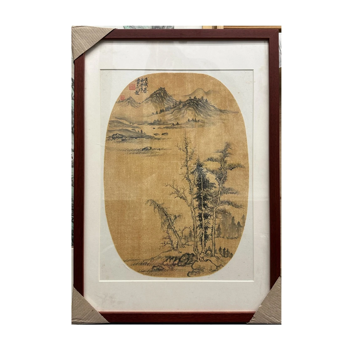 【非印刷】山水小品国画新中式装饰画用于客厅餐厅书房茶室