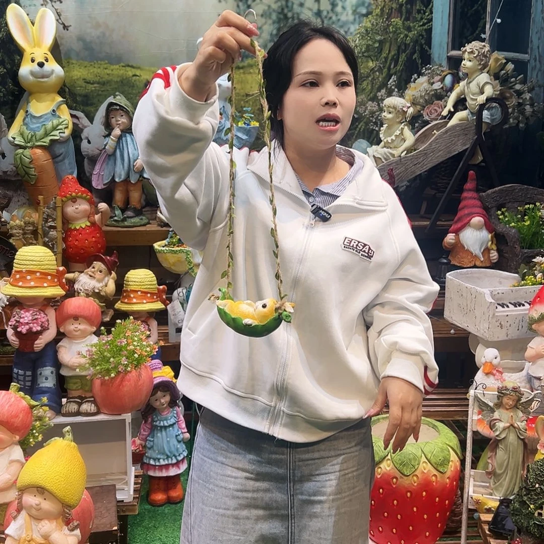 花园摆件红红火火