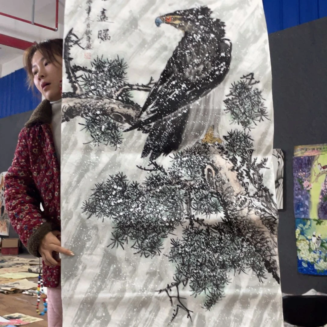 国画国画作品画心一张
