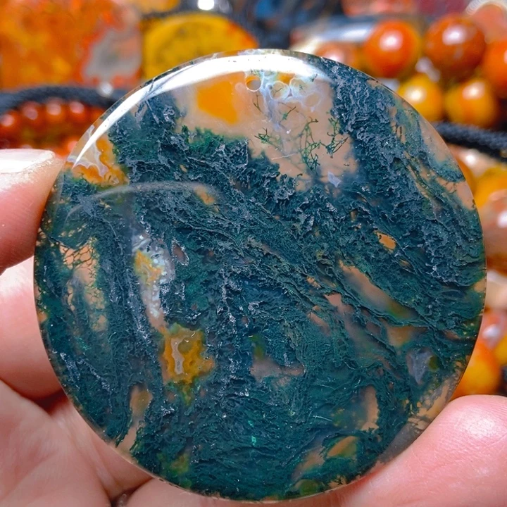 玛瑙/玉髓未镶嵌吊坠