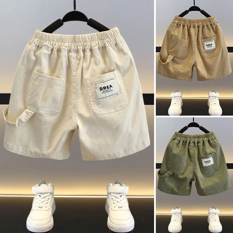 男童纯棉短裤2025夏季新款韩版儿童休闲五分裤中小童洋气百搭裤子