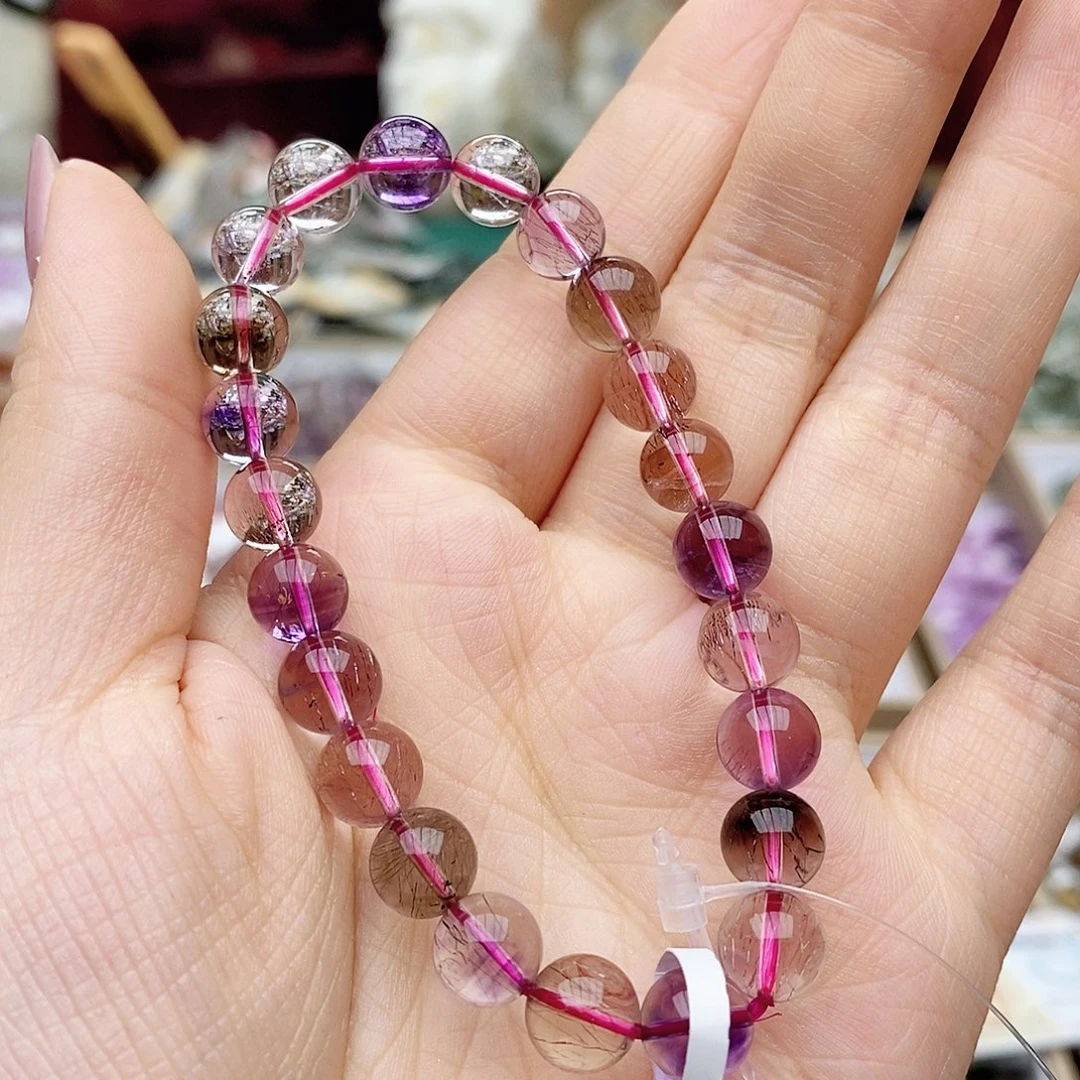 水晶手链未镶嵌B037超七